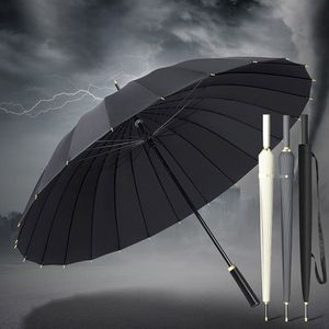 오너클랜 24k 튼튼한 대형 장우산 태풍 골프 우산 커버 포함
