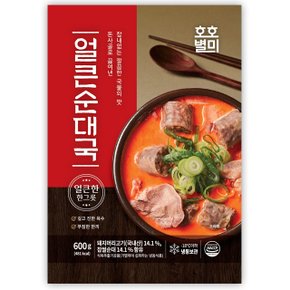 [여수올림] 호호별미 얼큰 순대국 3팩 1.8kg(600g*3팩)
