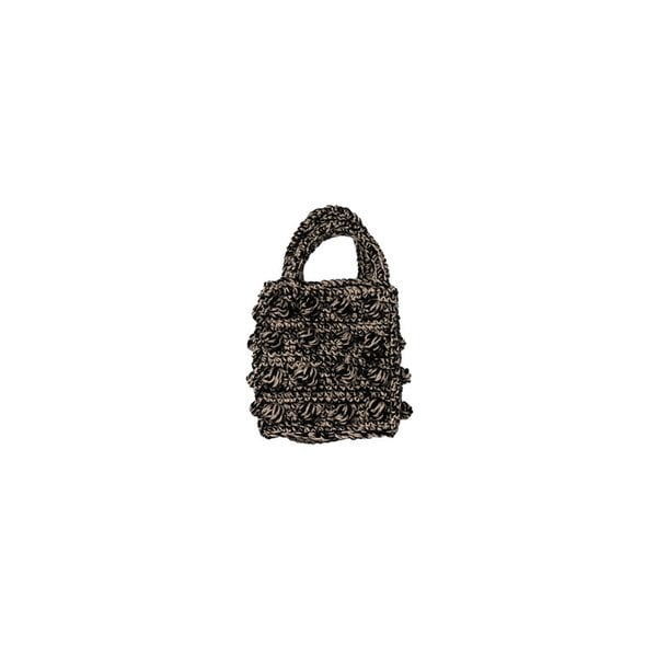 Handcrafted Weaving Pompom Tote Bag Mix Mini