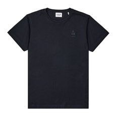 이자벨마랑 SS25 여성 에비 로고 티셔츠 TS0070FA A1N98E 01BK
