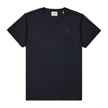 이자벨마랑 SS25 여성 에비 로고 티셔츠 TS0070FA A1N98E 01BK