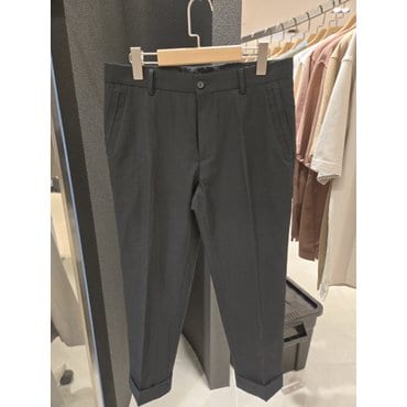 지이크 [THE S] 지이크 S/S 블랙 릴렉스 핏 프리미엄 이태리원단 팬츠 (PEFAD4916)