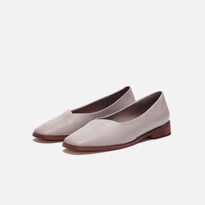 Layer flat shoes Light mauve