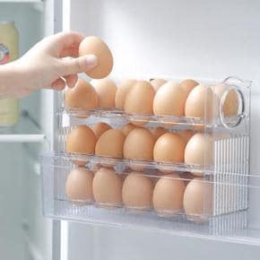 /마전동상회 계란보관함 냉장고 정리 에그트레이 30구 보관함