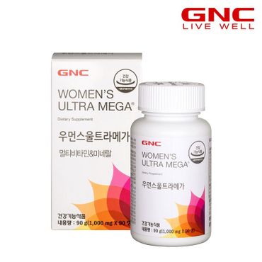 NS홈쇼핑 [GNC] 우먼스울트라메가 멀티비타민 앤 미네랄 (90정) 45일분_50766..[25648385]