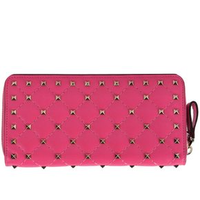 Garavani Rockstud Spike Zip Around Wallet PW2P0P00 NA P 0HO