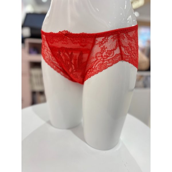 [여주점] 오르화 쉬폰레이스 홑겹 브라 세트 레이스팬티 [OPT7863S] RD