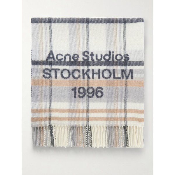 1996 프린지 체크 울 스카프 46376663162969844