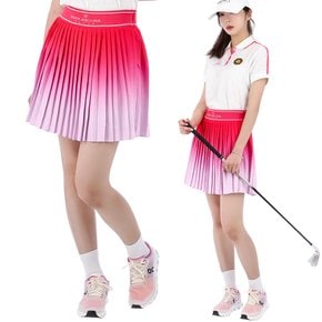 국내배송 마크앤로나 SPECTRUM 플리츠 스커트 MXW-5A-AE02 PINK