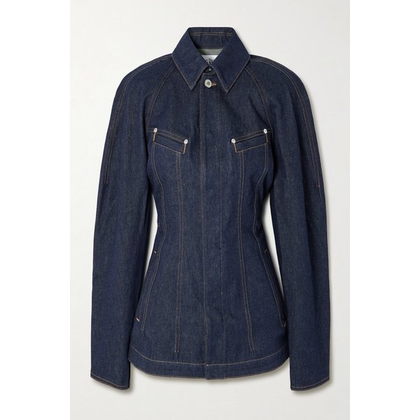 장폴고띠에 패널 탑스티치 데님 재킷 46376663162987411