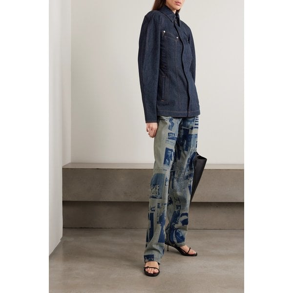 장폴고띠에 패널 탑스티치 데님 재킷 46376663162987411