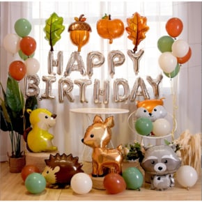 35cm 알파벳 호일 풍선 실버 C 생일이벤트 문자풍선 16인치