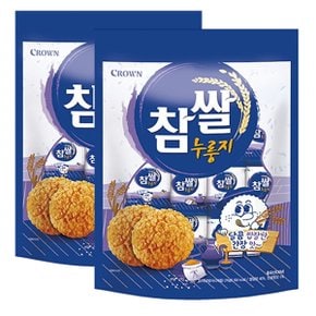 크라운제과 참쌀 누룽지 270g x2개 / 쌀과자