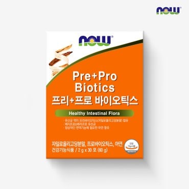나우 [나우푸드] 프리+프로 바이오틱스 (30포)