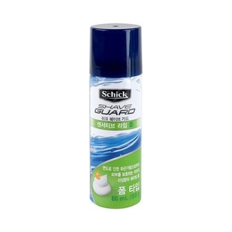 SCHICK 쉬크 쉐이브 가드 센서티브 라임 폼 60ml