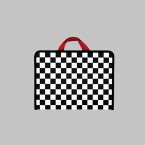 FILE BAG - CHECKERBOARD (BLACK)