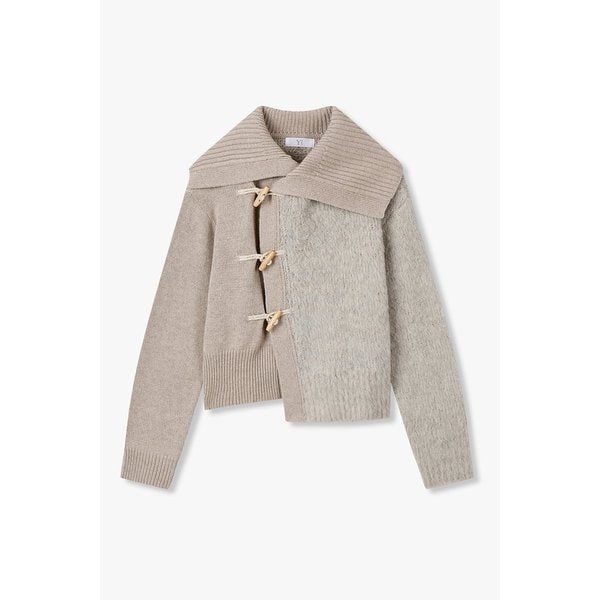 [Y`s]토글 클로저 니트 가디건 6615330104000