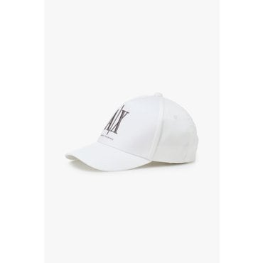 ARMANI EXCHANGE 남성 빅 로고 자수 베이스볼 캡(A415172002) 오프 화이트
