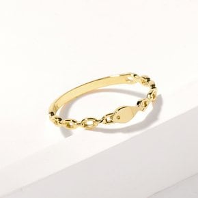 18K 물고기 체인 반지