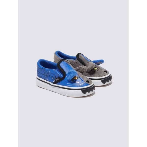 [반스 공식] 토들러 글로우 슬립온 벨크로 사이버 울프/ VN000BVDY311