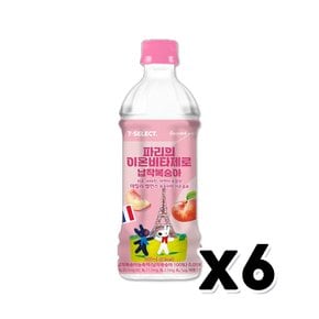 세븐셀렉트 파리의이온 비타제로 납작복숭아 페트음료 500ml x 6개