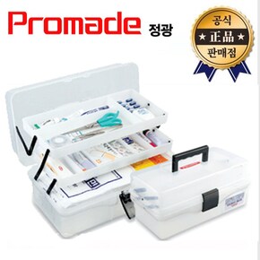 정광 공구함 J-302 투명 J302 Promade 콤비박스 구급함 약품함 플라스틱 공구통 다목적 툴박스