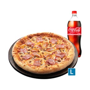 베이컨체더치즈L(씬)+콜라 1.25L