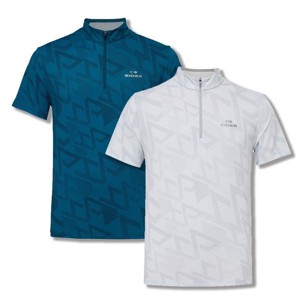 [부산점] 아이스드라이 남성 그래픽 반팔 집업 티셔츠 DMM25204