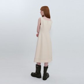 Sleeveless Wool Dress_IVORY