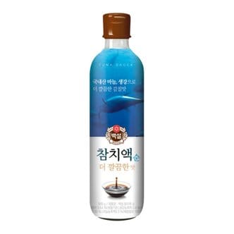  CJ제일제당 백설 참치액 순 더깔끔한맛 900g x6개