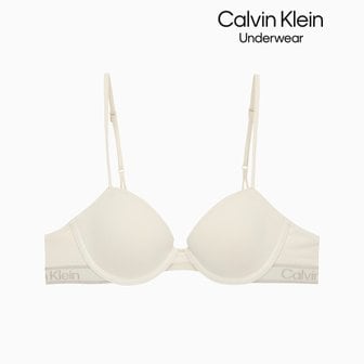 Calvin Klein Underwear 여성 토널 로고 코튼 AF 데미 브라 QF7948AD-JB1