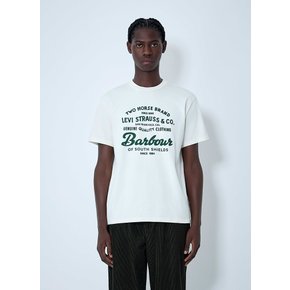 [해외배송] 25 F/W 바버 로고 모티프 티셔츠 008GR-0005 B0111859748