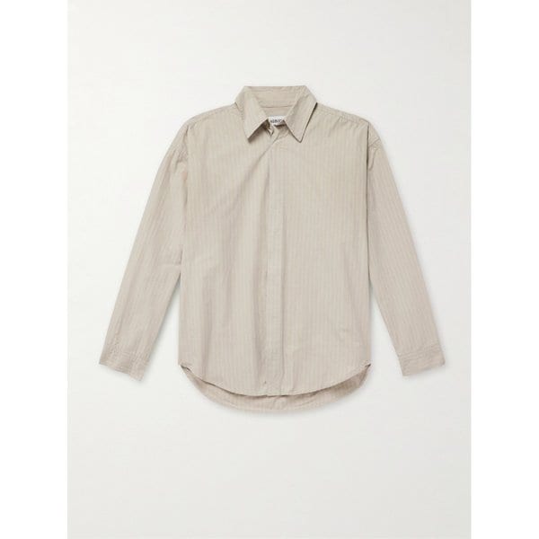 로이 스트라이프 코튼 셔츠 46376663162993317