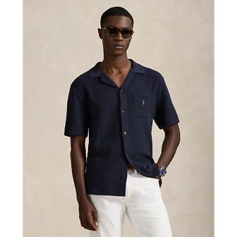 폴로 랄프 로렌 남성 메시 니트 코튼 숏 슬리브 카디건(MNPOSWE16822605410)