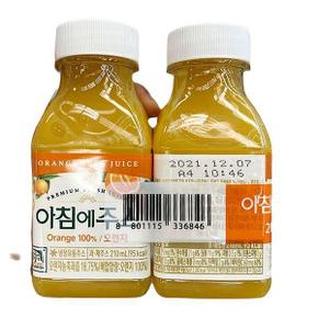 서울 아침에주스(오렌지) 210ml x 2 X 3개