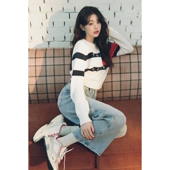 타미진스 [장원영 PICK]여성 클레어 하이 와이드 데님 팬츠 T32F0NEW13TWT1 TOMMY JEANS