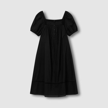 JAJU 25 S/S   여 아일렛 반팔 파자마 원피스  J205203018