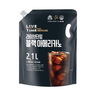  태웅 라이브타임 아메리카노 블랙 2.1L x2개