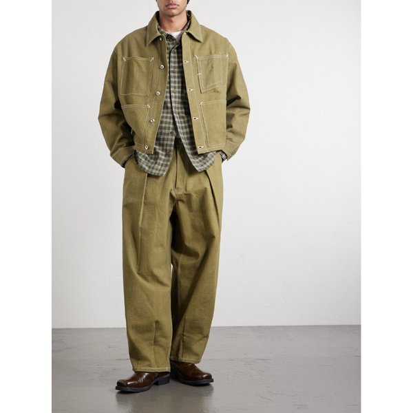 브라켄 아플리케 체크 코튼 셔츠 46376663162970681