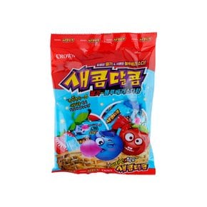 크라운 새콤달콤 딸기 블루베리소다 200g