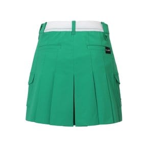 여성 플리츠 카고 포켓 큐롯 반바지 그린 CHE2WHP2672GN