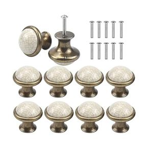 독일 인테리어 문고리 AvoDovA Pack of 10 Knobs for Cupboard Drawer Kitchen 33 mm Vintage Ce