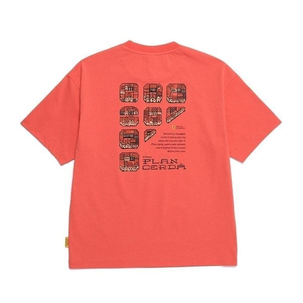 [부산점] N252UTS091 900 내셔널지오그래픽 크로우소로나쿨 바르셀로나 세미오버핏 반팔 티셔츠