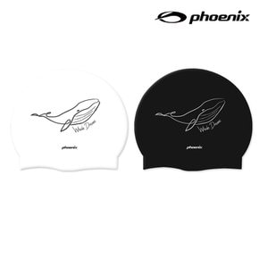 PSC-03 디자인 실리콘 수영모 웨일드림