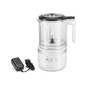 미국 키친에이드 푸드프로세서 KitchenAid 5 Cup Cordless Food Chopper White 1450452