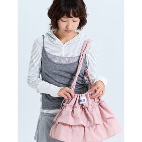 CANCAN FRILL SHOULDER CROSS BAG INDI PINK