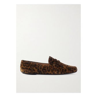 지안비토로씨 지오지아 레오파드 프린트 스웨이드 로퍼 1647597350787299