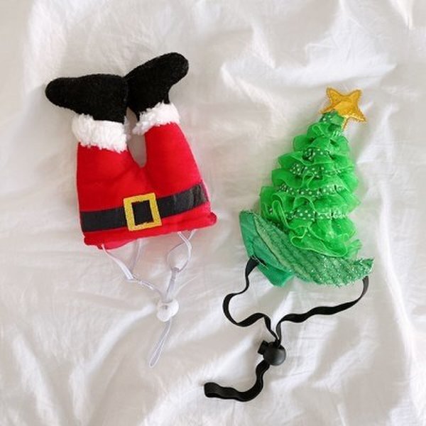 Santa and Tree Hat 산타와트리모자