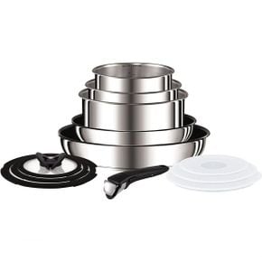 독일 테팔 냄비 Tefal Ingenio Topf-Set 스테인리스 39 x 28 cm 1716497