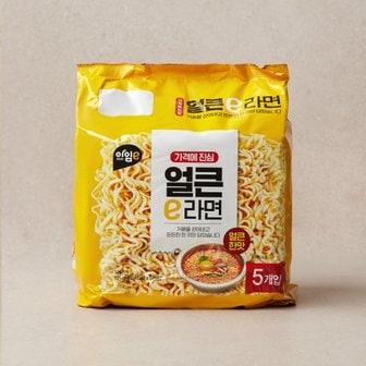 팔도 아임이 얼큰e라면 115g*5개